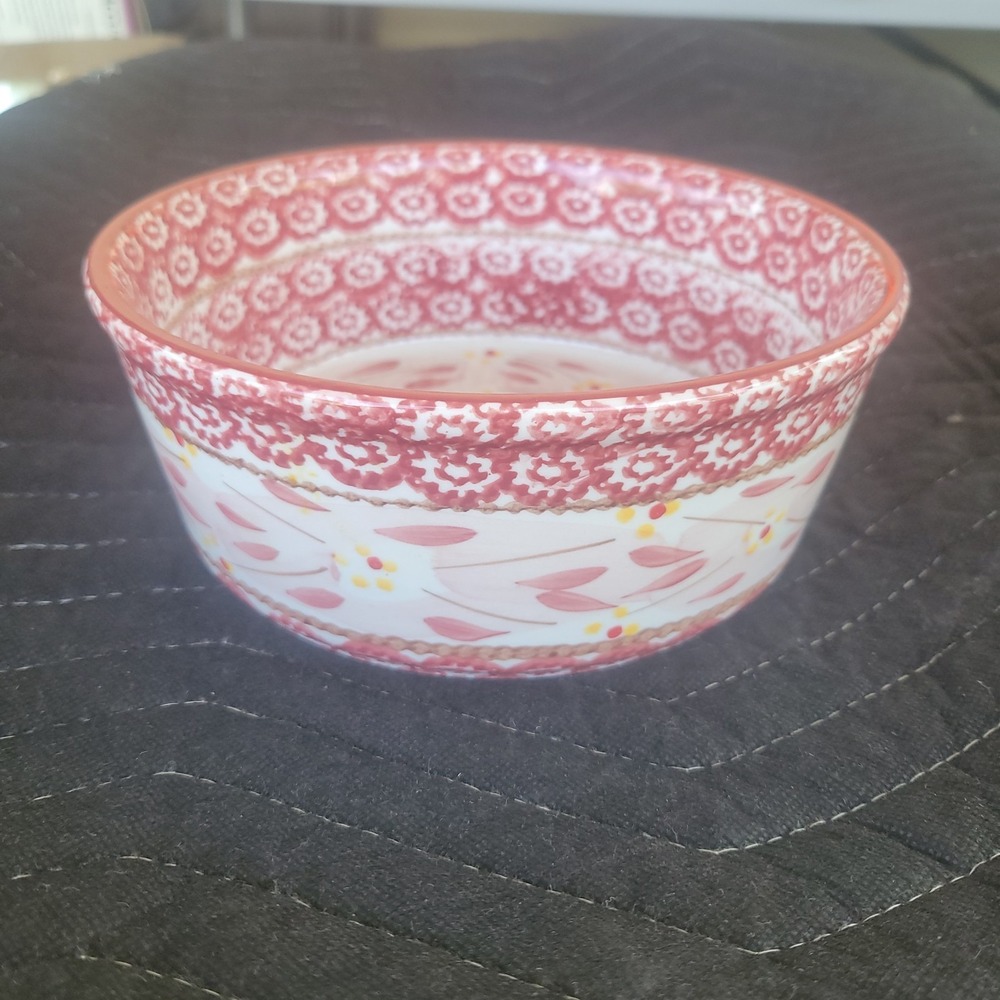 TEMP-TATIONS CRANBERRY OLD WORLD 1.5Qt SERVING BOWL